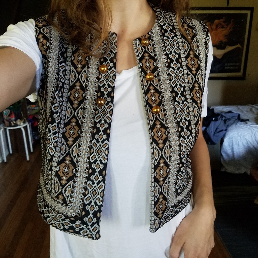 Vintage HANDMADE Boho Vest